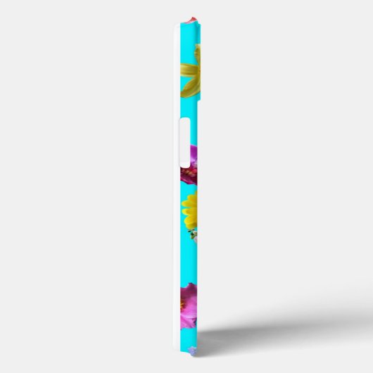 Floral Blue Case (Achterkant / Rechts)