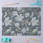  Floral Blue Clematis Flowers Tissuepapier (Craft)