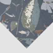  Floral Blue Clematis Flowers Tissuepapier (Detail)