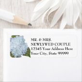  Floral Blue Elegant Navy White Name Address Etiket (Insitu)