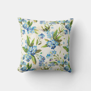 Floral Blue en Green Kussen