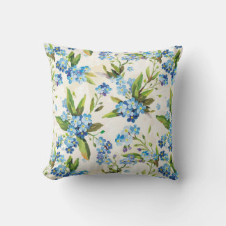 Floral Blue en Green Kussen