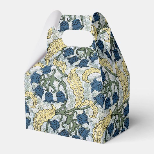 Floral Blue Flowers Lily Valley herhaling Bedankdoosjes (Voorkant Zijde)