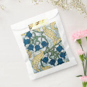 Floral Blue Flowers Lily Valley herhaling Bedankzakje (Gezegeld)