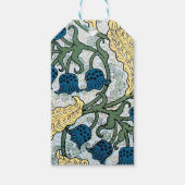 Floral Blue Flowers Lily Valley herhaling Cadeaulabel (Voorkant)