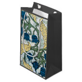 Floral Blue Flowers Lily Valley herhaling Klein Cadeauzakje (Voorkant Gekanteld)