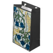 Floral Blue Flowers Lily Valley herhaling Klein Cadeauzakje (Achterkant Gekanteld)