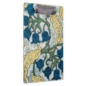 Floral Blue Flowers Lily Valley herhaling Klembord (Rechts)