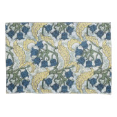 Floral Blue Flowers Lily Valley herhaling Kussensloop (Voorkant)