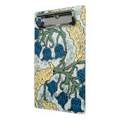 Floral Blue Flowers Lily Valley herhaling Mini Klembord (Angled2)