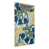 Floral Blue Flowers Lily Valley herhaling Mini Klembord (Schuin)