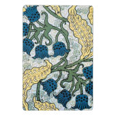 Floral Blue Flowers Lily Valley herhaling Mini Klembord (Achterkant)