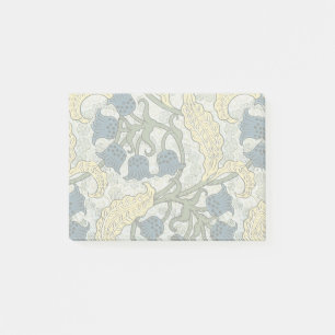 Floral Blue Flowers Lily Valley herhaling Post-it® Notes