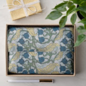 Floral Blue Flowers Lily Valley herhaling Tissuepapier (Geschenk)