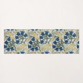 Floral Blue Flowers Lily Valley herhaling Yogamat (Achterkant (horizontaal))