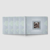 Floral Blue Grey In Loving Memory Sjabloon Gast B Gastenboek (Volledig)