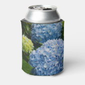 Floral Blue Hydrangea Foto Blikjeskoeler (Blikje Achterkant)