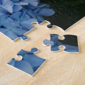 Floral Blue Hydrangea Foto Legpuzzel (Zijkant)