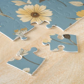 Floral Blue Legpuzzel (Zijkant)
