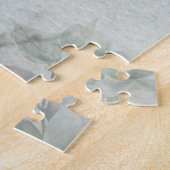  Floral Blue Legpuzzel (Zijkant)