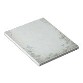 Floral Blue Notitieblok (Schuin)