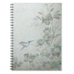 Floral Blue Notitieboek