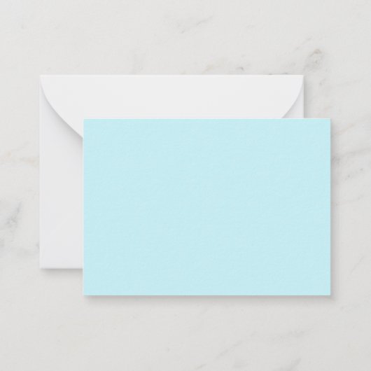 Floral Blue Pink Hartelijk dank Notitiekaartje (Achterkant)