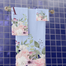 Floral Blue Pink  Moederdag