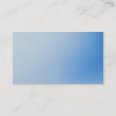 Floral Blue Tegel Vrijgezellenfeest behuizing Kaar Visitekaartje (Achterkant)