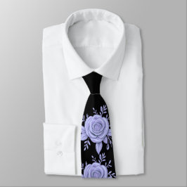 FLORAL BLUE Tie Stropdas