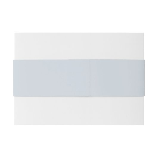 Floral Blue Uitnodigingen Wikkel (Achterkant Voorbeeld)