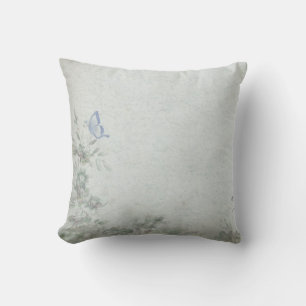 Floral Blue Wedding Kussen
