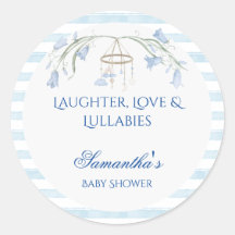 Floral Bluebell Mobile Celestial Boy Baby shower