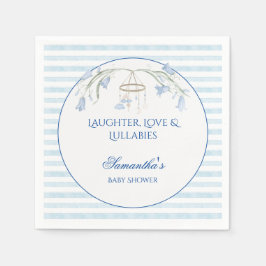 Floral Bluebell Mobile Celestial Boy Baby shower Servet