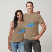 Floral Blues Kentucky T-shirt (Unisex)