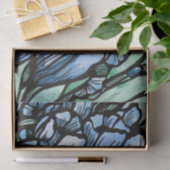 Floral Blues Tissuepapier (Geschenk)