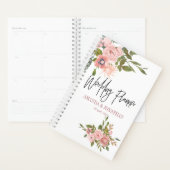 Floral Blush and Roos Gold Wedding Planner (Display)