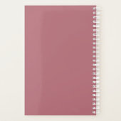 Floral Blush and Roos Gold Wedding Planner (Achterkant)