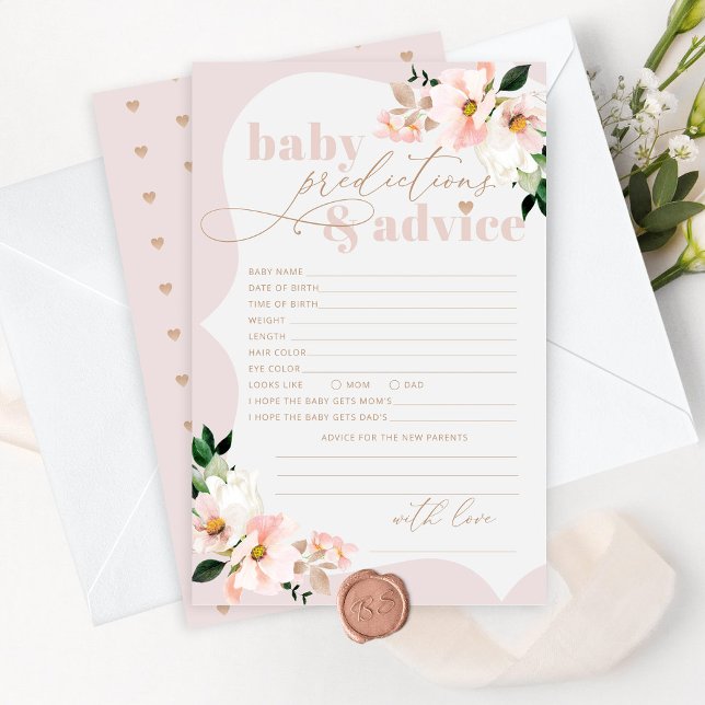 Floral blush baby meisje voorspellingen en advies  (Creator heeft geüpload)