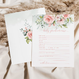 Floral blush eucalyptus voorspellingen voor baby k