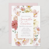 Floral Blush Greenery Wedding (Voorkant / Achterkant)