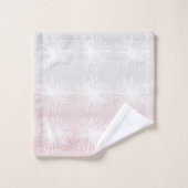 Floral Blush Grey  Bad Handdoek (Wasdoekje)