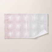 Floral Blush Grey  Bad Handdoek (Handdoek)