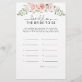 Floral blush Hoe oud was de bruid om mee te spelen (Voorkant)