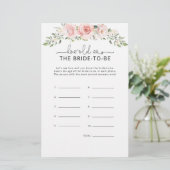 Floral blush Hoe oud was de bruid om mee te spelen (Staand voorkant)