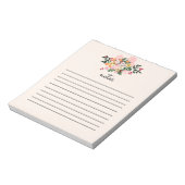 Floral Blush Notitieblok (Linkerzijde)