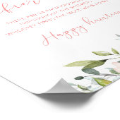 Floral blush Pacifier jachtgame Poster (Hoek)