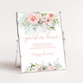 Floral blush Pacifier jachtgame Poster