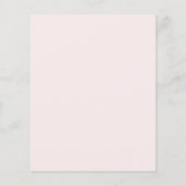 Floral Blush Pink Bedankt voor het huwelijk Kaart (Achterkant)