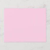 Floral Blush Pink Cherry Blossom Budget Notecard (Achterkant)
